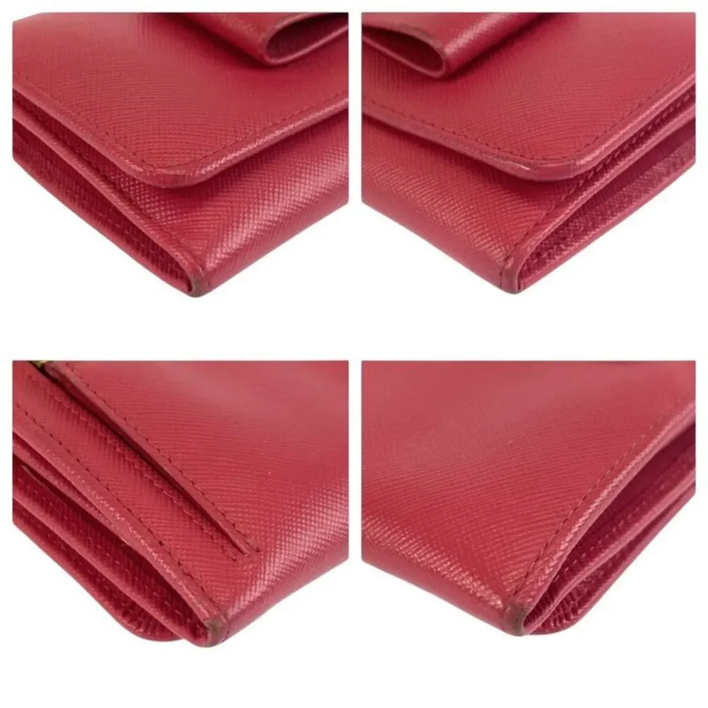 Prada Saffiano Ribbon Long Wallet